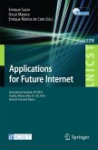 Applications for Future Internet (eBook, PDF)