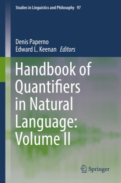 Handbook of Quantifiers in Natural Language: Volume II (eBook, PDF)