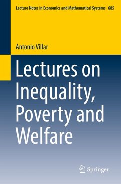 Lectures on Inequality, Poverty and Welfare (eBook, PDF) - Villar, Antonio