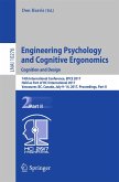 Engineering Psychology and Cognitive Ergonomics: Cognition and Design (eBook, PDF)