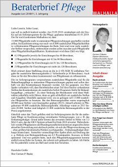 Beraterbrief Pflege Ausgabe Juni 2018/11 (eBook, PDF) - Baake, Carmen P.