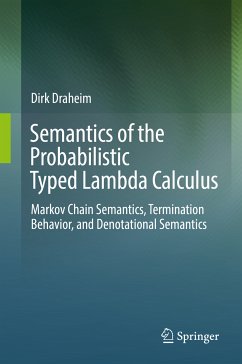 Semantics of the Probabilistic Typed Lambda Calculus (eBook, PDF) - Draheim, Dirk