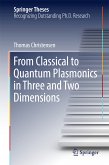 From Classical to Quantum Plasmonics in Three and Two Dimensions (eBook, PDF)