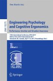 Engineering Psychology and Cognitive Ergonomics: Performance, Emotion and Situation Awareness (eBook, PDF)