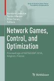 Network Games, Control, and Optimization (eBook, PDF)