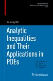 Analytic Inequalities and Their Applications in PDEs (eBook, PDF)