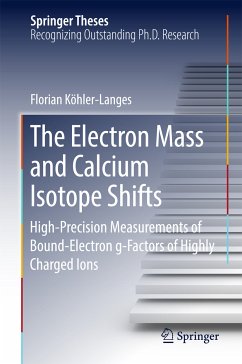The Electron Mass and Calcium Isotope Shifts (eBook, PDF) - Köhler-Langes, Florian