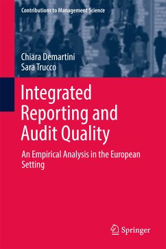 Integrated Reporting and Audit Quality (eBook, PDF) - Demartini, Chiara; Trucco, Sara