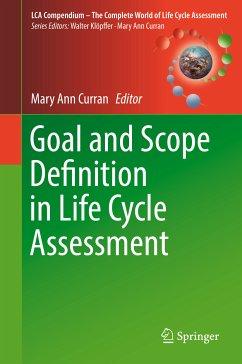 Goal and Scope Definition in Life Cycle Assessment (eBook, PDF)