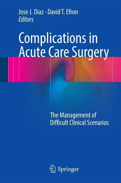 Complications in Acute Care Surgery (eBook, PDF)