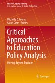 Critical Approaches to Education Policy Analysis (eBook, PDF)