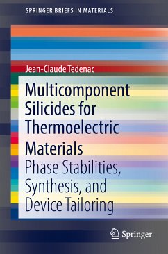 Multicomponent Silicides for Thermoelectric Materials (eBook, PDF) - Tedenac, Jean-Claude