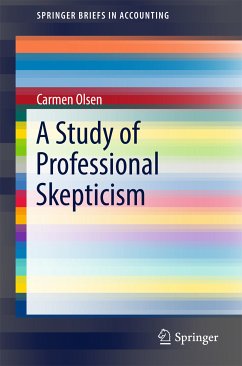 A Study of Professional Skepticism (eBook, PDF) - Olsen, Carmen