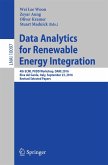 Data Analytics for Renewable Energy Integration (eBook, PDF)