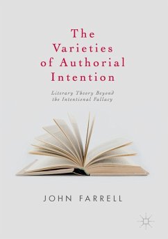 Cover The Varieties of Authorial Intention (eBook, PDF)