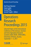 Operations Research Proceedings 2015 (eBook, PDF)
