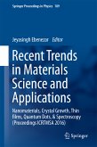 Recent Trends in Materials Science and Applications (eBook, PDF)