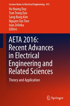 AETA 2016: Recent Advances in Electrical Engineering and Related Sciences (eBook, PDF)