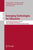 Emerging Technologies for Education (eBook, PDF)