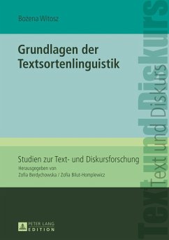 Grundlagen der Textsortenlinguistik (eBook, PDF) - Witosz, Bozena