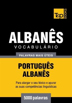 Cover Vocabulário Português-Albanês - 5000 palavras (eBook, ePUB)