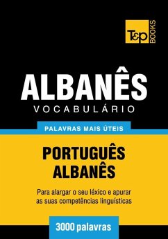 Cover Vocabulário Português-Albanês - 3000 palavras (eBook, ePUB)