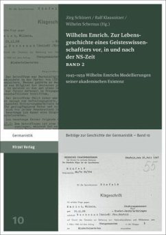 Wilhelm Emrich. Zur Lebensgeschichte eines Geisteswissenschaftlers vor, in und nach der NS-Zeit: 1945-1959