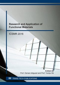 Cover Research and Application of Functional Materials (eBook, PDF)