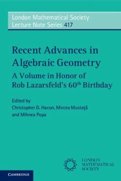 Cover Recent Advances in Algebraic Geometry (eBook, PDF)