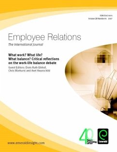 Cover What Work? What Life? What Balance? Critical Reflections on the Work-Life Balance Debate (eBook, PDF)