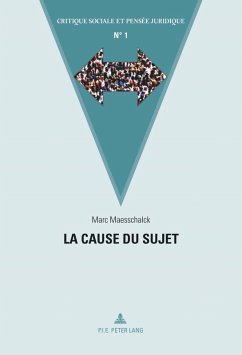 La cause du sujet (eBook, PDF) - Maesschalck, Marc