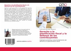 Derecho a la planificación fiscal y la defensa de los contribuyentes