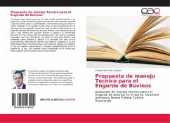 Propuesta de manejo Tecnico para el Engorde de Bovinos - Ruiz Salazar, Cristian Paul