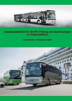 Gesetzesübersicht Personenverkehr für die BGQ-Prüfung vor der IHK - Müller, Benjamin