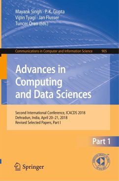 Advances in Computing and Data Sciences