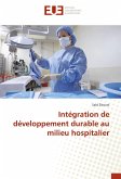 Intégration de développement durable au milieu hospitalier