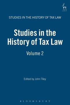 Cover Studies in the History of Tax Law, Volume 2 (eBook, PDF)