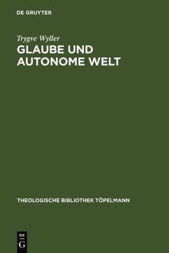 Cover Glaube und autonome Welt (eBook, PDF)