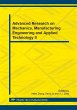 Advanced Research on Mechanics,... - Bild 1