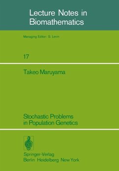 Stochastic Problems in Population Genetics (eBook, PDF) - Maruyama, T.