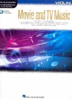 Movie and TV Music for Violin: Instrumental Play-Along Series [With Access Code]