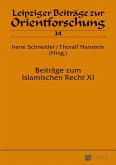 Beitraege zum Islamischen Recht XI (eBook, ePUB)