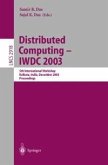 Distributed Computing - IWDC 2003 (eBook, PDF)