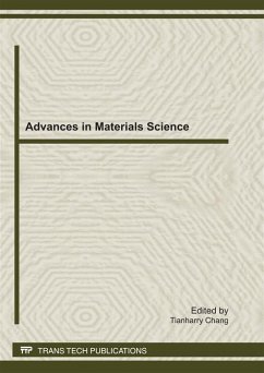 Cover Advances in Materials Science (MSCS) (eBook, PDF)