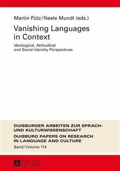 Vanishing Languages in Context (eBook, PDF)