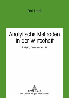 Analytische Methoden in der Wirtschaft (eBook, PDF) - Hochschule Wismar