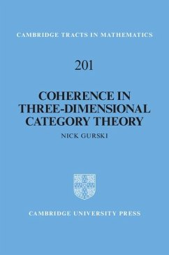 Coherence in Three-Dimensional Category Theory (eBook, ePUB) - Gurski, Nick