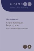 Corpus numeriques, langues et sens (eBook, PDF)