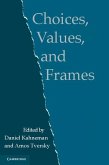 Choices, Values, and Frames (eBook, ePUB)