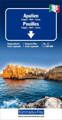 Kümmerly+Frey Karte Apulien Regionalkarte